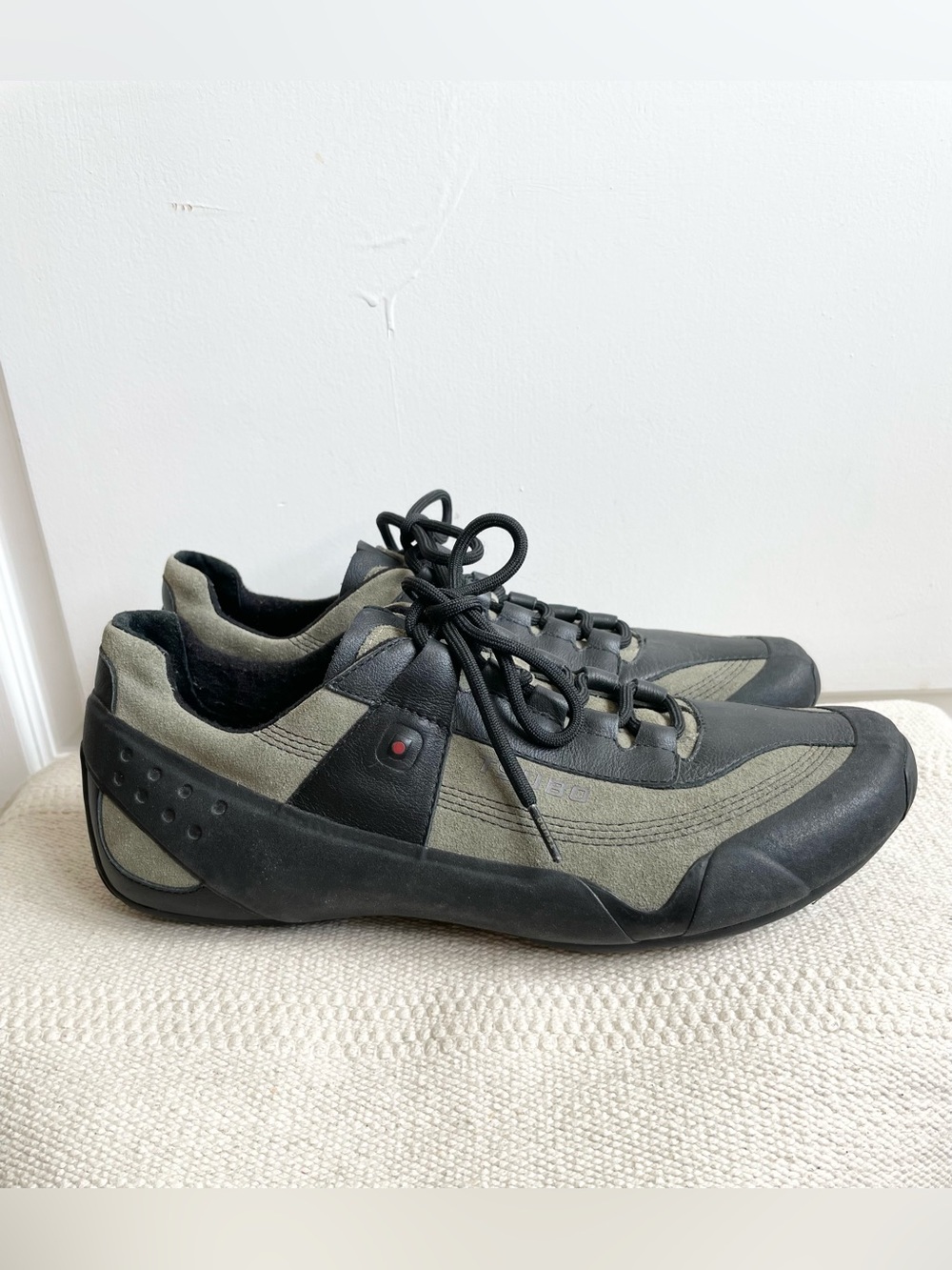 TSUBO Men’s Leather Size 12 Lace Up Driving Sneakers Camper Style Gorpcore